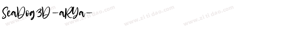 SeaDog3D-aRYa字体转换