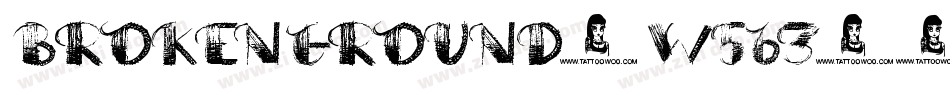 BrokenGround-w563字体转换