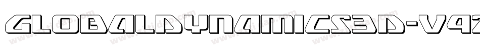GlobalDynamics3D-v92M字体转换