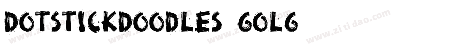 DotStickDoodles-6Ol6字体转换