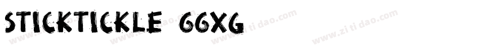 StickTickle-66xg字体转换