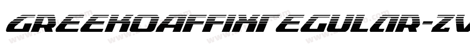 GreekoAffixRegular-ZvEz字体转换