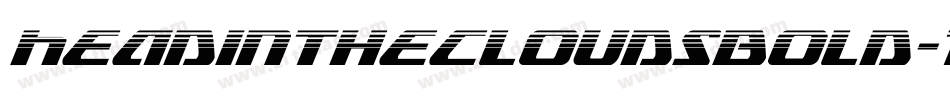 Headinthecloudsbold-1EZv字体转换