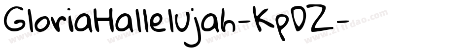 GloriaHallelujah-KpDZ字体转换