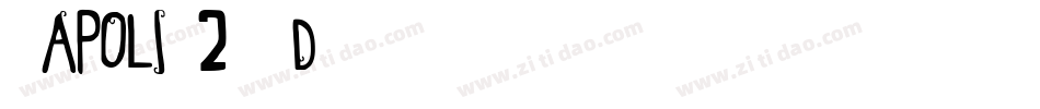 Napoli-2OGd字体转换