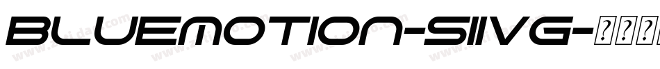 Bluemotion-511VG字体转换