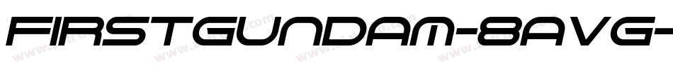 Firstgundam-8aVg字体转换