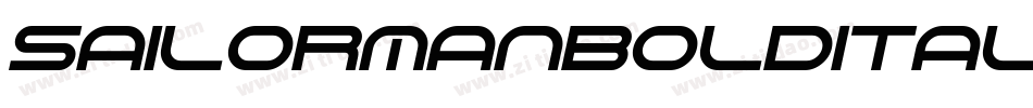 SailormanBoldItalic-1GGVg字体转换
