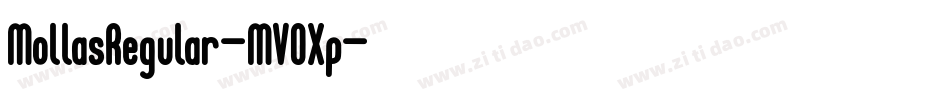 MollasRegular-MVOXp字体转换