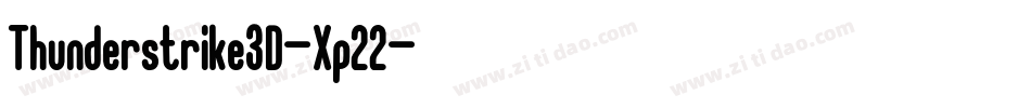 Thunderstrike3D-Xp22字体转换