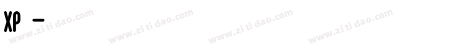 XP黑体字体转换