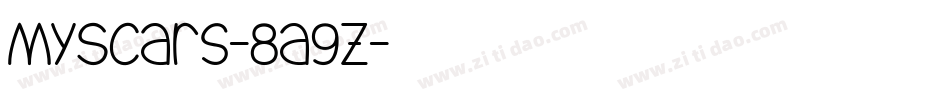 MyScars-8a9z字体转换
