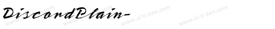 DiscordPlain字体转换