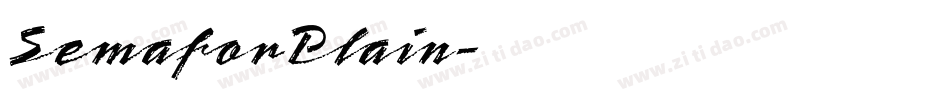 SemaforPlain字体转换