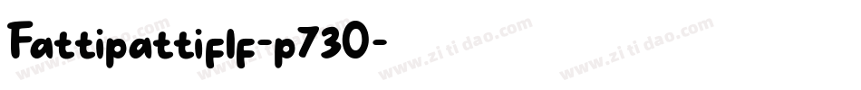 Fattipattiflf-p73O字体转换