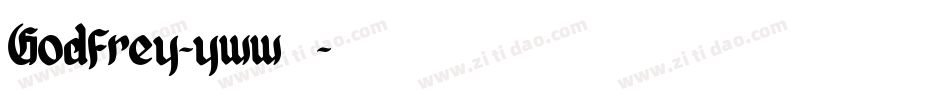 Godfrey-ywwW3字体转换