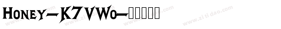 Honey-K7VWo字体转换