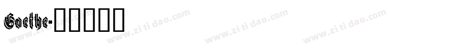 Goethe字体转换