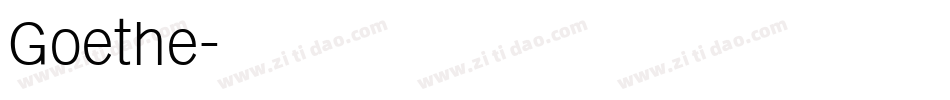 Goethe字体转换