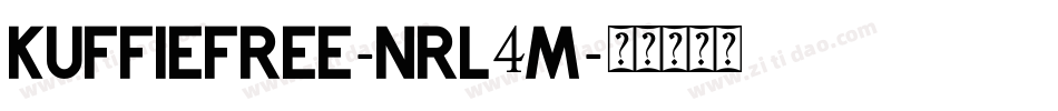 Kuffiefree-nRL4M字体转换
