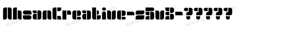 AhsanCreative-z5v3字体转换