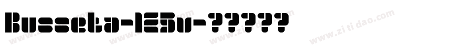 Busseta-1Z5v字体转换