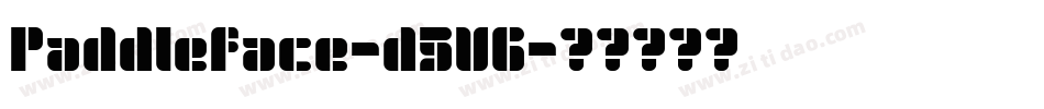 Paddleface-d5V6字体转换