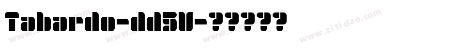 Tabardo-dd5V字体转换