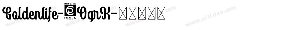 Goldenlife-2OgrK字体转换