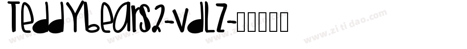 Teddybears2-vdLZ字体转换