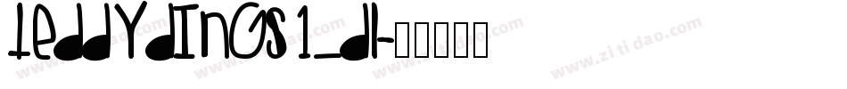 teddydings1_dl字体转换