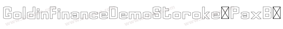 GoldinFinanceDemoStoroke-PaxB字体转换