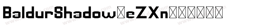 BaldurShadow-eZXn字体转换