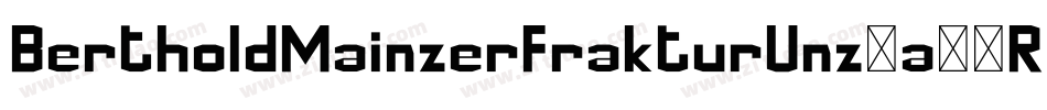 BertholdMainzerFrakturUnz1a-8RXn字体转换