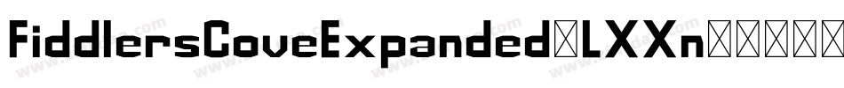 FiddlersCoveExpanded-LXXn字体转换