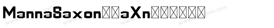 MannaSaxon-9aXn字体转换 MannaSaxon-9aXn字体转换