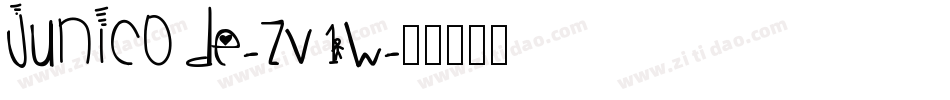Junicode-zv1w字体转换