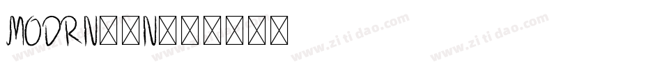 MODRN20N字体转换