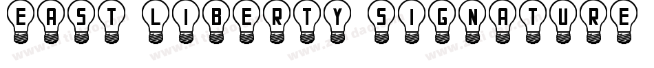 east-liberty-signature-2字体转换