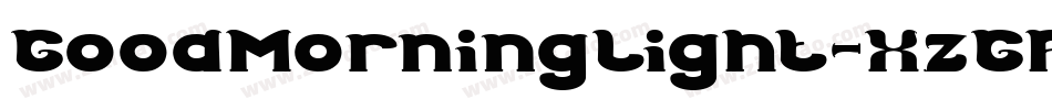 GoodMorningLight-XzGP字体转换