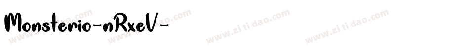 Monsterio-nRxeV字体转换