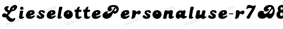 LieselottePersonaluse-r7D8字体转换