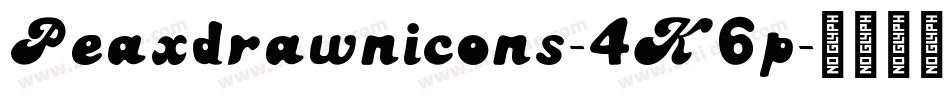 Peaxdrawnicons-4K6p字体转换