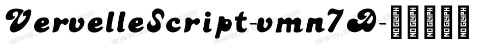 VervelleScript-vmn7D字体转换