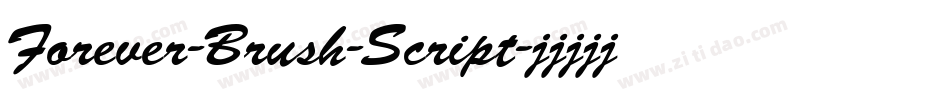 Forever-Brush-Script字体转换