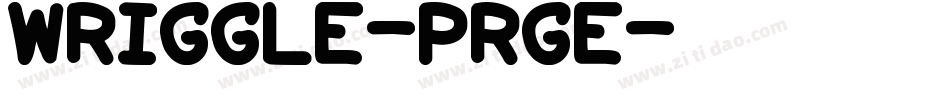 Wriggle-PRgE字体转换