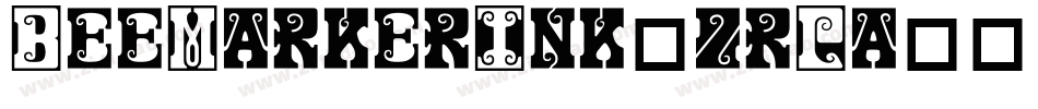 BeeMarkerInk-zrPa字体转换