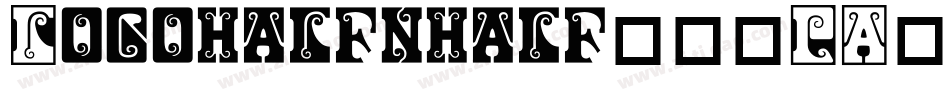 Logohalfnhalf-76PA字体转换