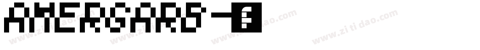 AmerGarB字体转换