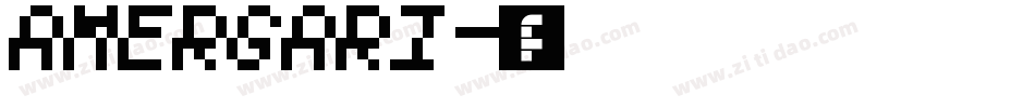 AmerGarI字体转换